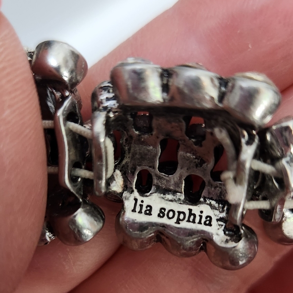 LIA SOPHIA Retired Rhinestone Bracelet Like New EUC - Picture 6 of 6